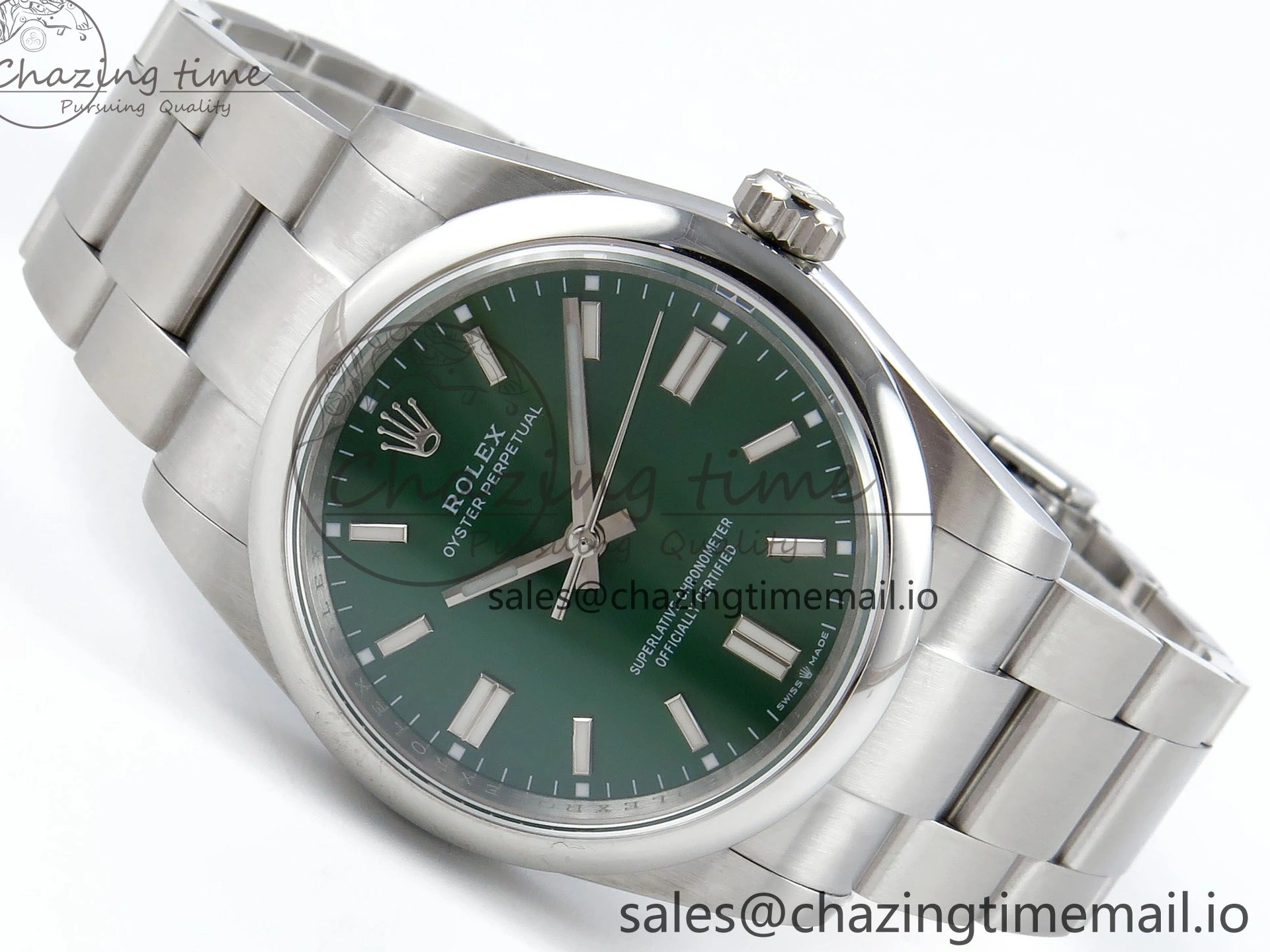 MiroTime 0315 Sustainable Oyster Perpetual 126000 36mm DIWF 1:1 Best Edition 904L Steel Green Dial A 757